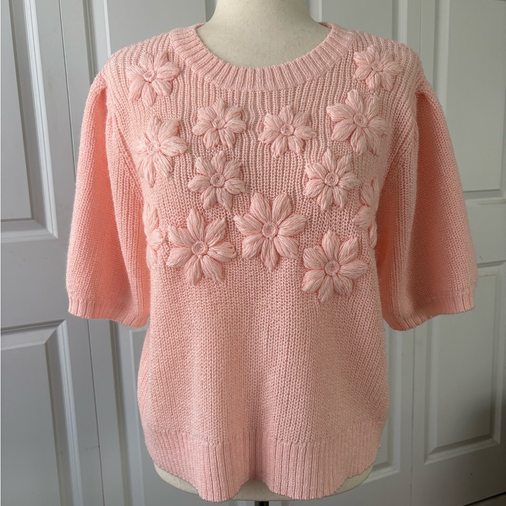 Liz Claiborne pink summer sweater